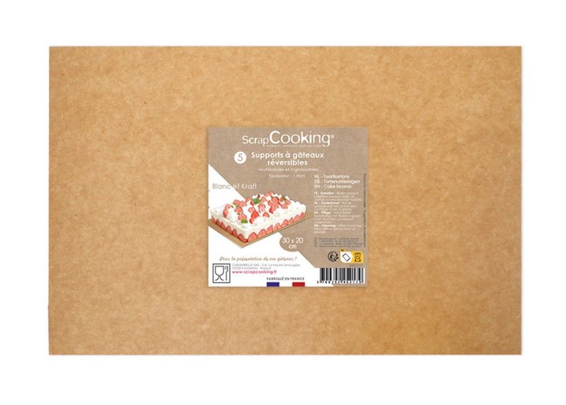 Scrap Cooking Kuchenunterlage Kraftpapier 