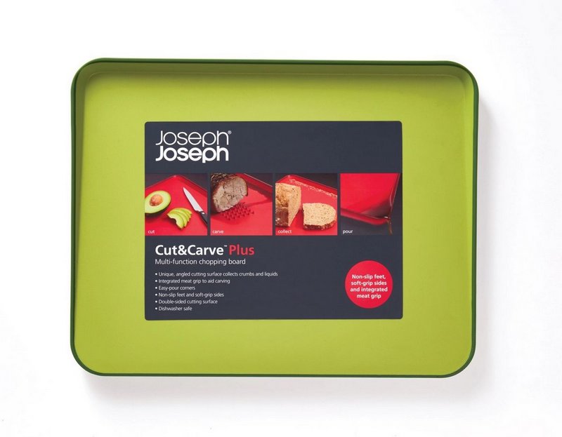 Joseph Joseph Cut Carve Plus Schneidebrett gr. grün 37.5x29.5x2.5cm 