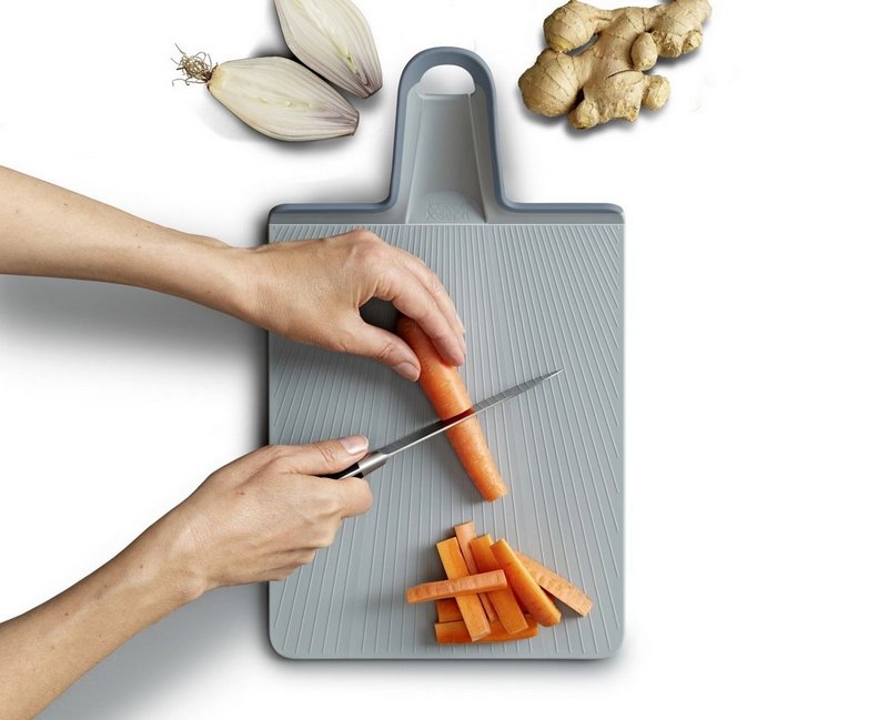 Joseph Joseph Chop2Pot Plus Faltbares Schneidebrett Blassblau 37.5x21.2cm 