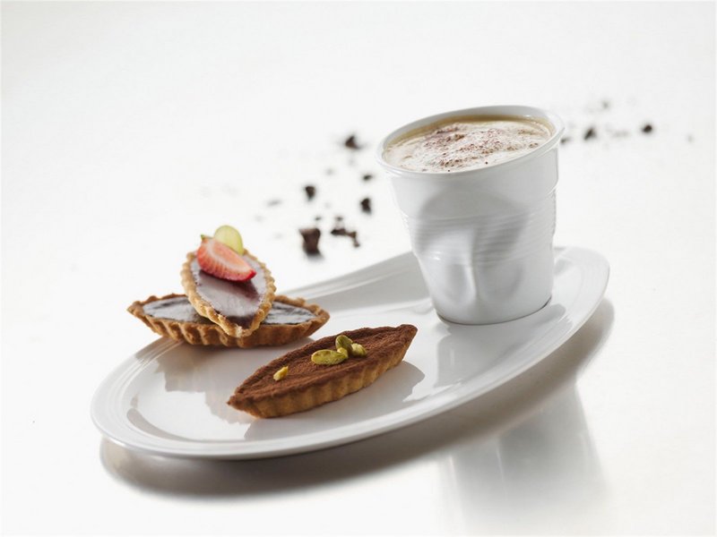 Revol Cappuccino Knitterbecher 18 cl weiss 