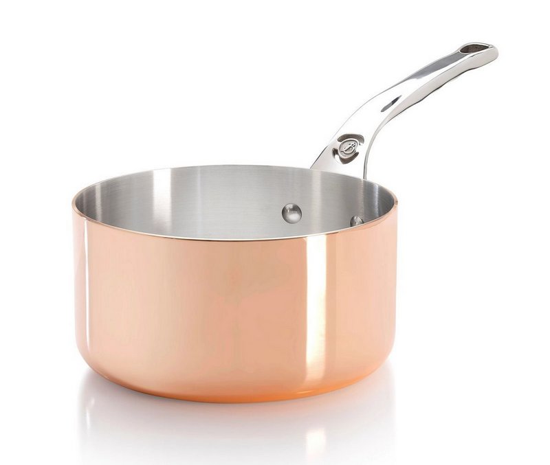 de Buyer Prima Matera Stielkasserolle 16cm Kupfer Edelstahl Induktion 
