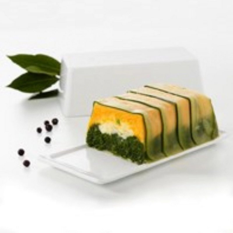 Revol Terrine mit Deckel Tablett, 24x11x7cm, weiss 