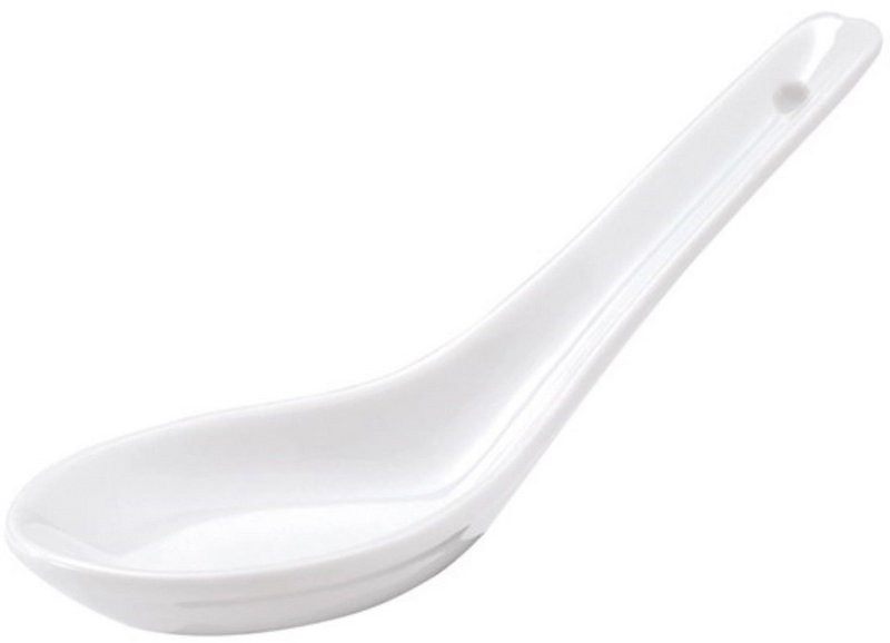 Revol Chinesischer Löffel, 13x4.5cm, weiss 