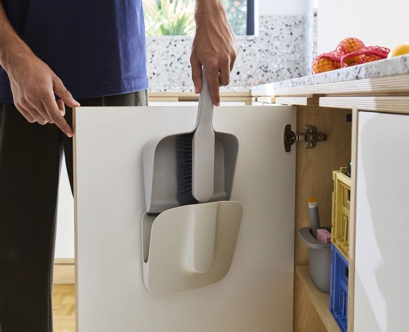 JosephJoseph Kehrschaufel CleanTech mit Handbesen 