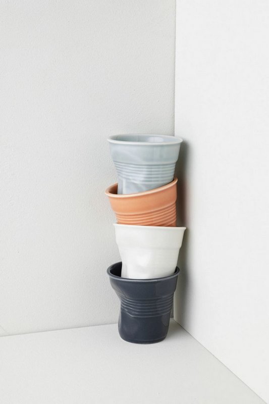 Revol Knitterbecher Cappuccino Blau Mistral 18cl 