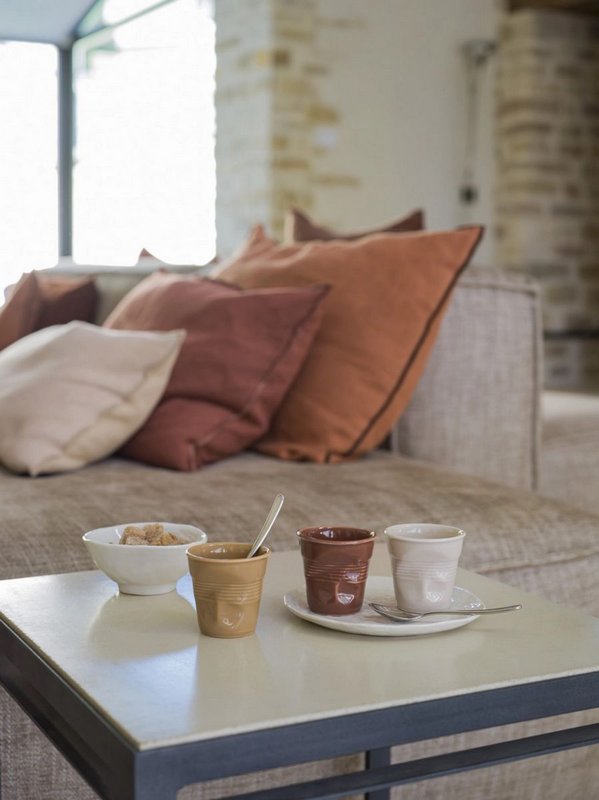 Revol Froisse Knitterbecher Espresso 8cl gelb 