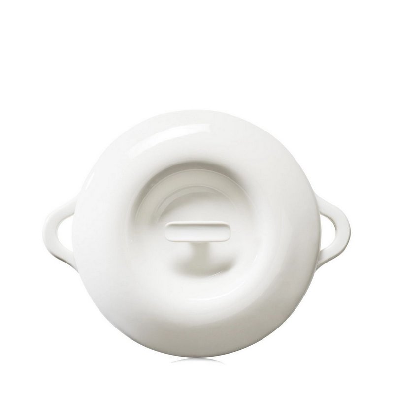 Revol Bombance Ofenkasserolle D26cm alabaster weiss mit Deckel 
