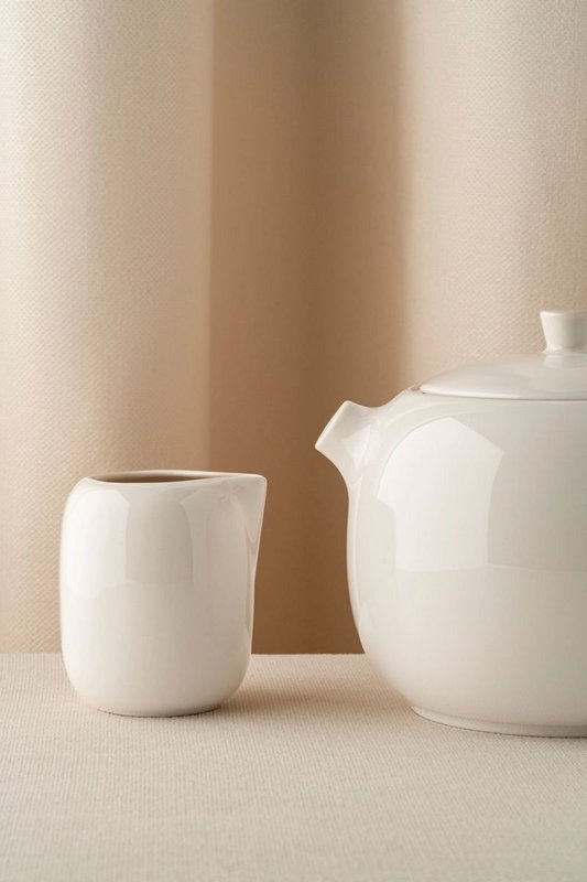 Revol Madeleine Dessertteller D21.5cm H2.5cm alabaster weiss 