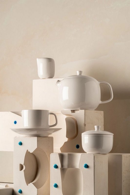 Revol Madeleine Dessertteller D21.5cm H2.5cm alabaster weiss 