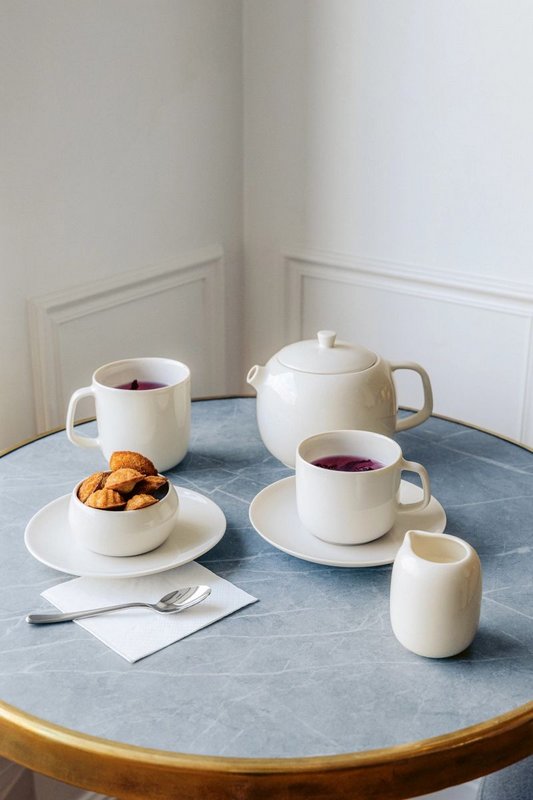 Revol Madeleine Kaffeebecher D9cm H9.5cm D33cl alabaster weiss 