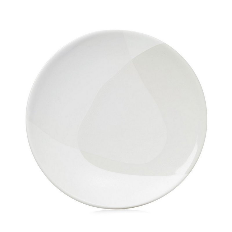 Revol Confluence Dessertteller D21.5cm leinen alabaster weiss 