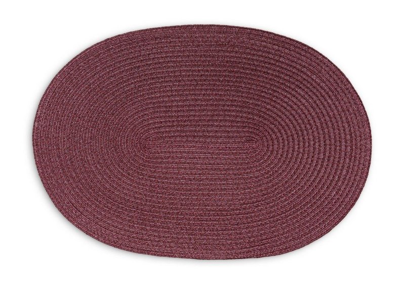 Continenta Tischset oval weinrot 