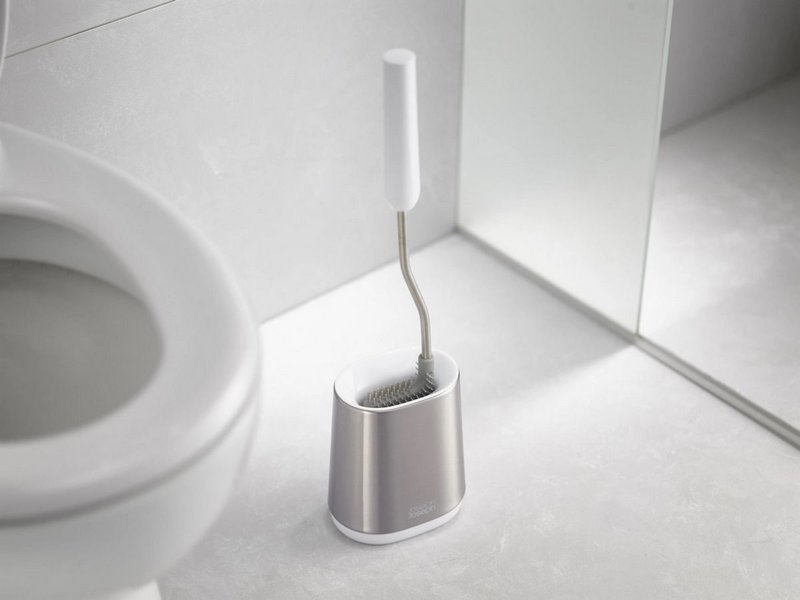 Joseph Joseph Flex Lite Edelstahl-WC-Bürste 