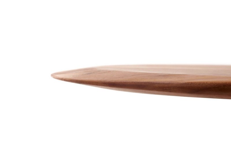 teakhaus Servierbrett Canoe Pizza S mit Griff 