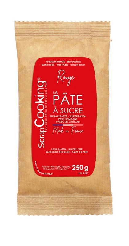 Scrap Cooking Zuckerpaste rot 