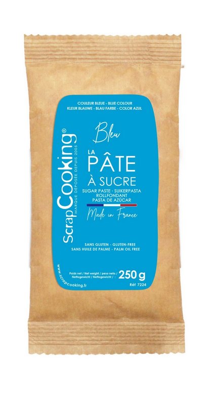 Scrap Cooking Zuckerpaste blau 