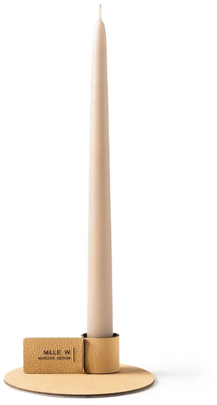 MiLLE W Kerzenhalter L beige 
