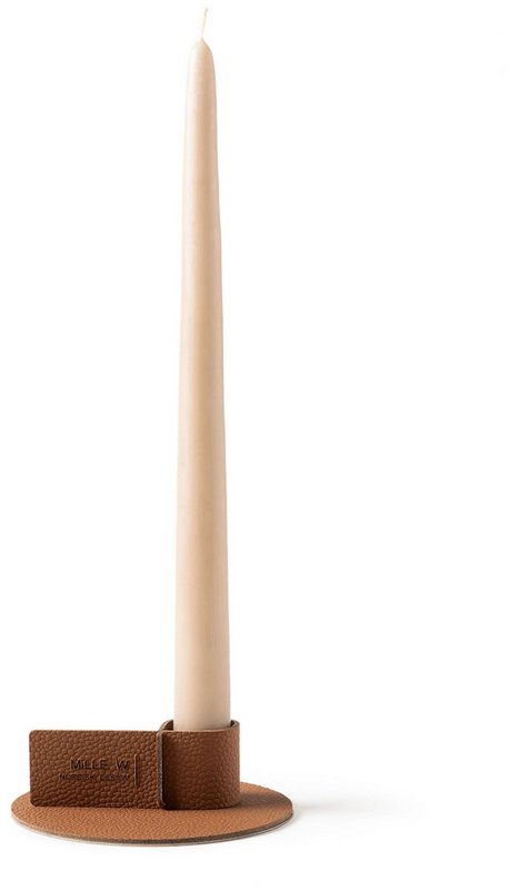 MiLLE W Kerzenhalter M cognac 