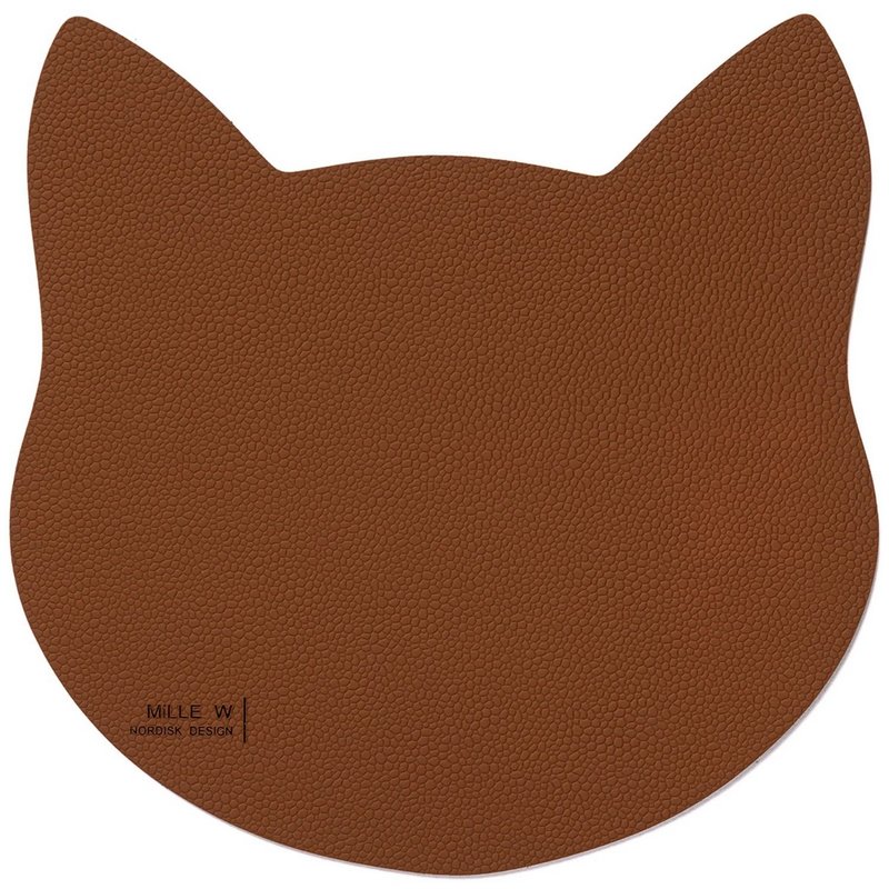 MiLLE W Napfunterlage Katze S cognac 