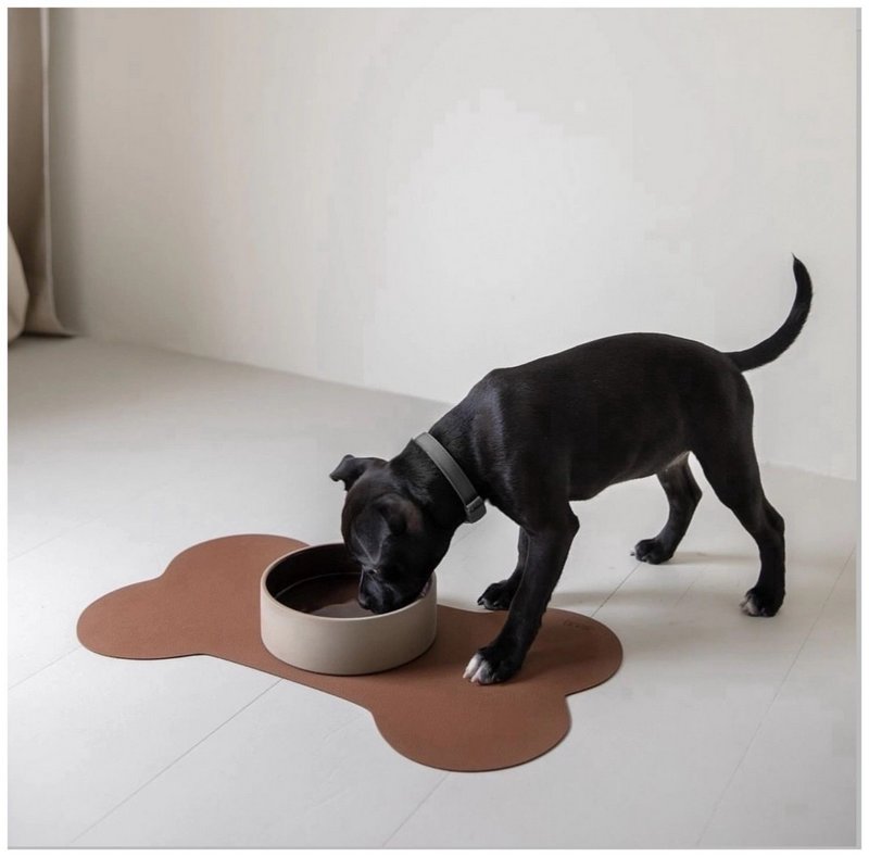 MiLLE W Napfunterlage Hund S cognac 