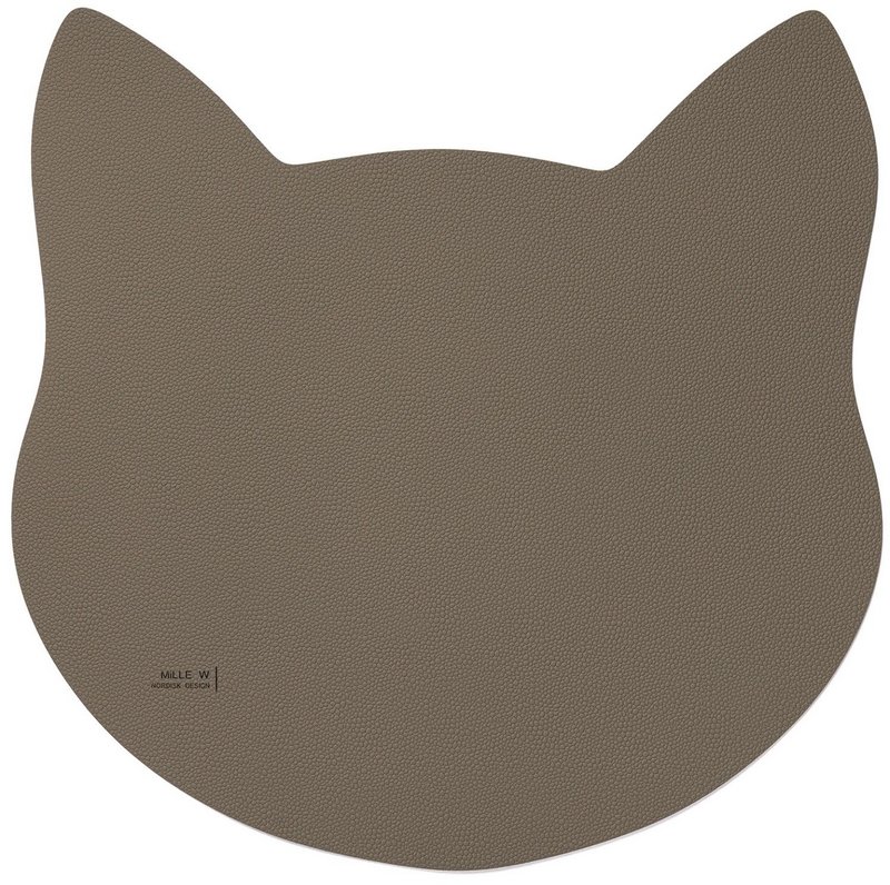 MiLLE W Napfunterlage Katze L grau 