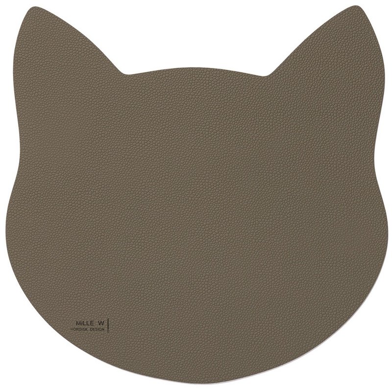 MiLLE W Napfunterlage Katze M grau 