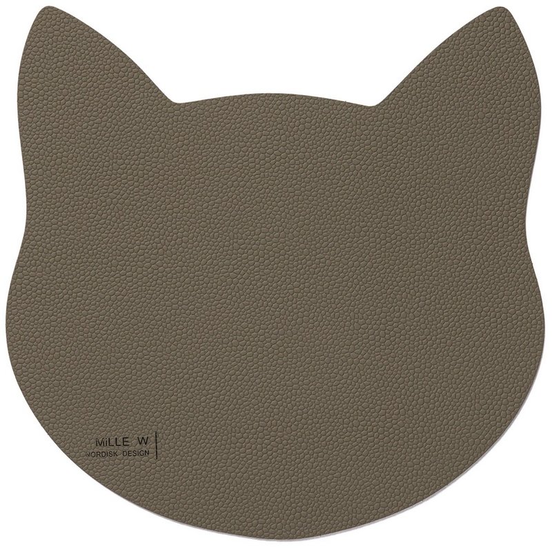 MiLLE W Napfunterlage Katze S grau 
