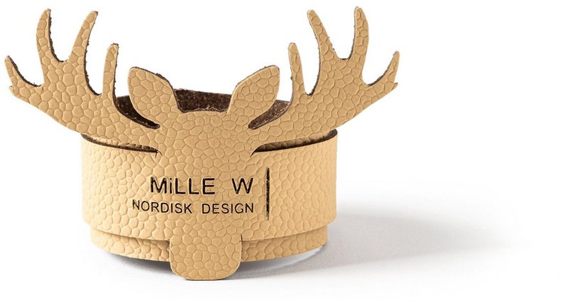 MiLLE W Serviettenring Elch beige 