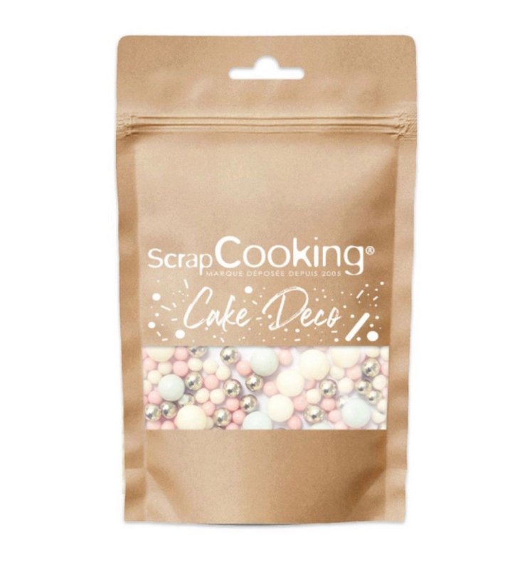 Scrap Cooking Zuckerstreusel Perlen pastel 