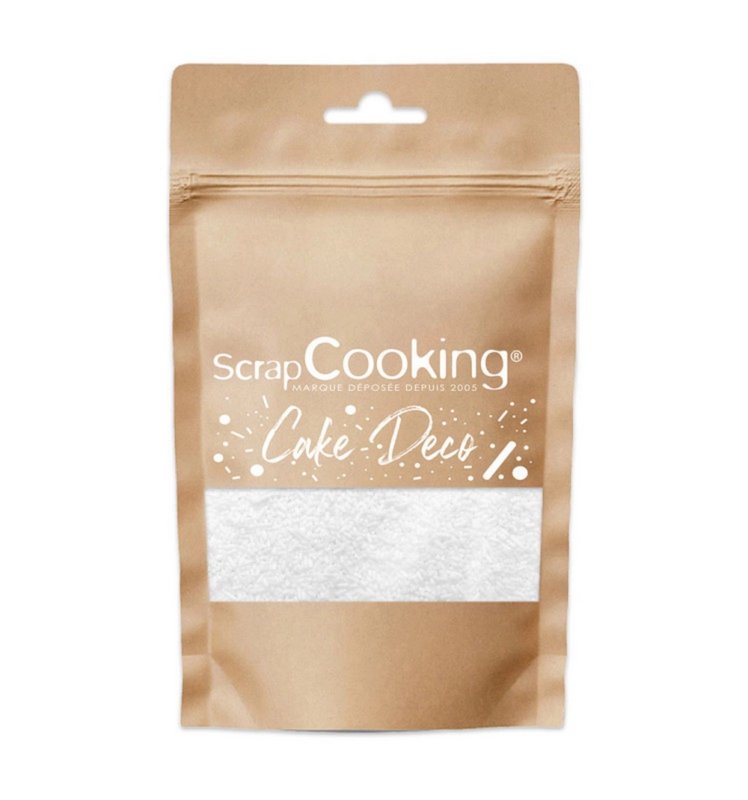 Scrap Cooking Zuckerstreusel Konfetti weiss 
