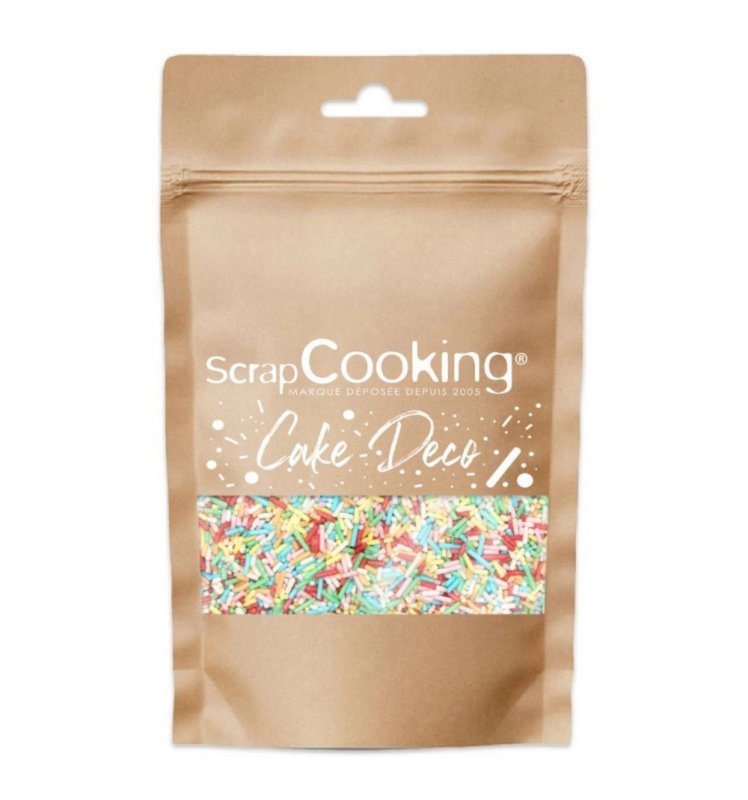 Scrap Cooking Zuckerstreusel Konfetti mehrfarbig 