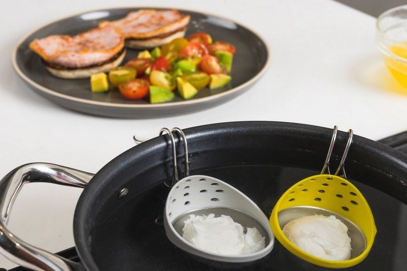Cuisipro Eier-Pochierer Deluxe 2er Set 