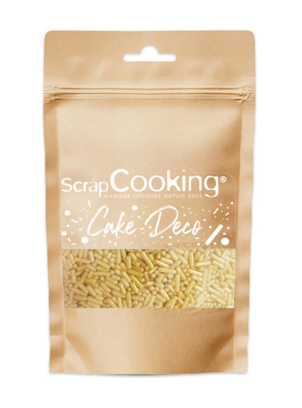 Scrap Cooking Zuckerstreusel Konfetti gold 
