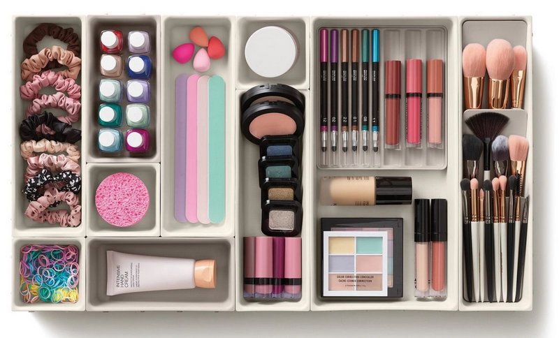 Joseph Joseph Viva 12 tlg. Makeup Organiser Set Shell 