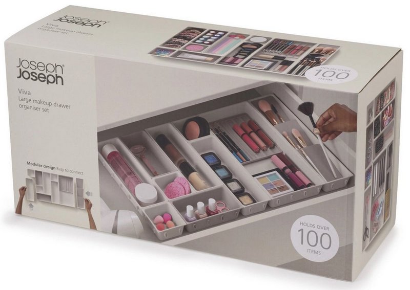 Joseph Joseph Viva 12 tlg. Makeup Organiser Set Shell 