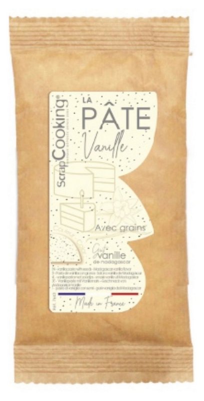 Scrap Cooking Zuckerpaste Vanille mit Vanilleshote 