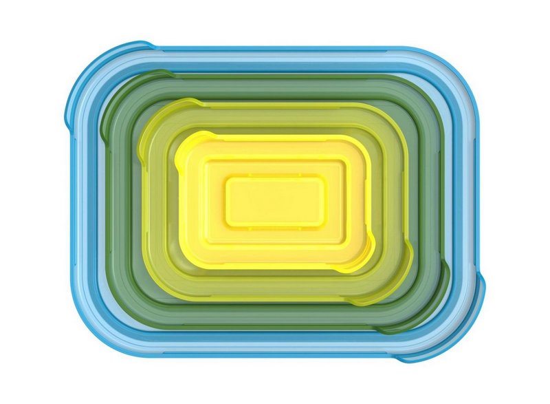 Joseph Joseph Nest Glas Vorratsbehälter 4-tlg. 0.13 0.55 1.3 2.5L 