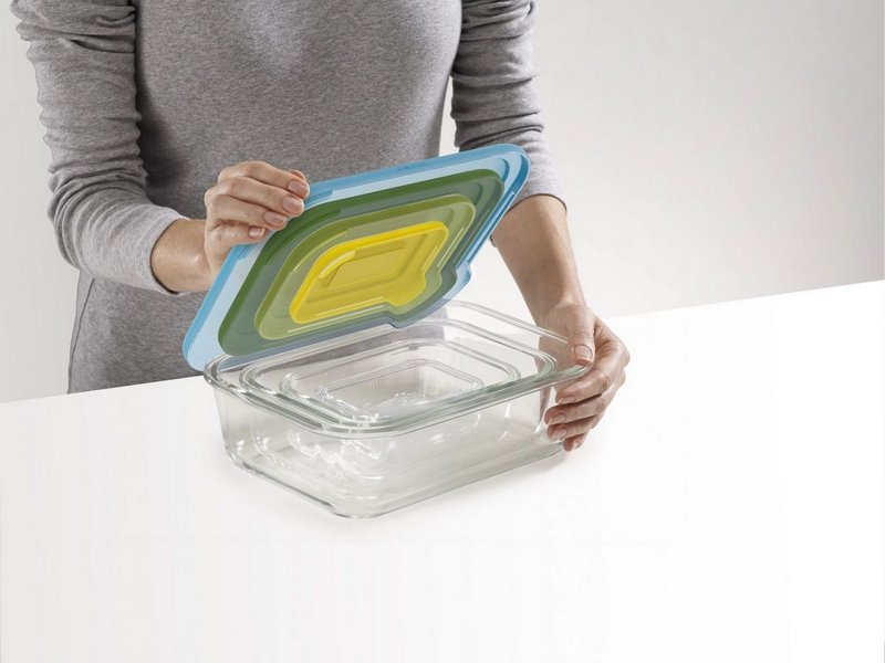 Joseph Joseph Nest Glas Vorratsbehälter 4-tlg. 0.13 0.55 1.3 2.5L 