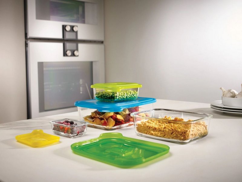 Joseph Joseph Nest Glas Vorratsbehälter 4-tlg. 0.13 0.55 1.3 2.5L 