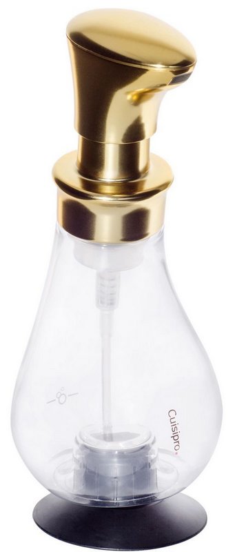 Cuisipro Schaum-Seifenspender matt Gold 21 cm 