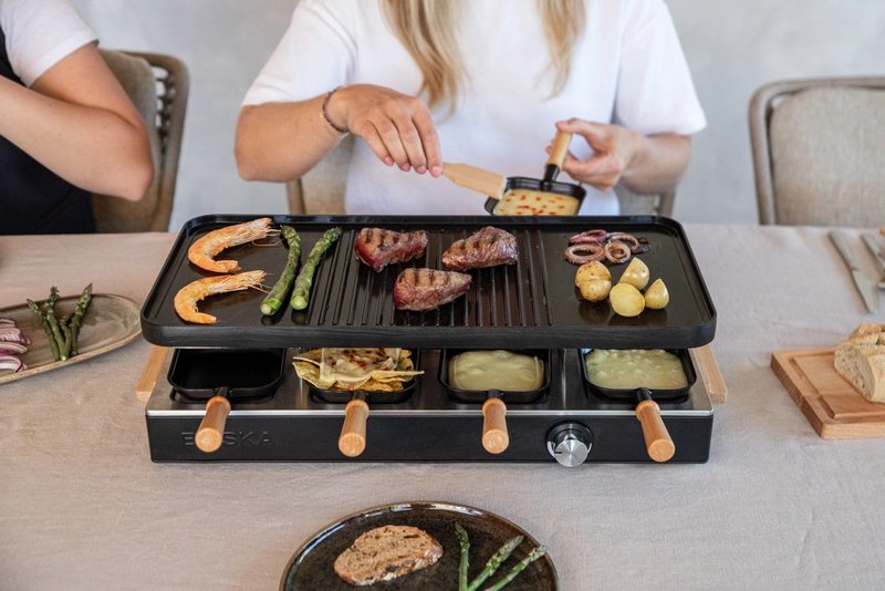 Boska Party Raclette für 8 Personen Buche 
