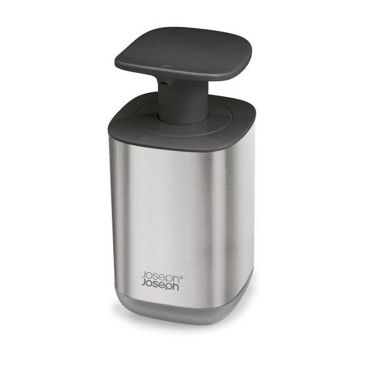 Joseph Joseph Presto Steel Hygienischer Seifenspender - Grau 