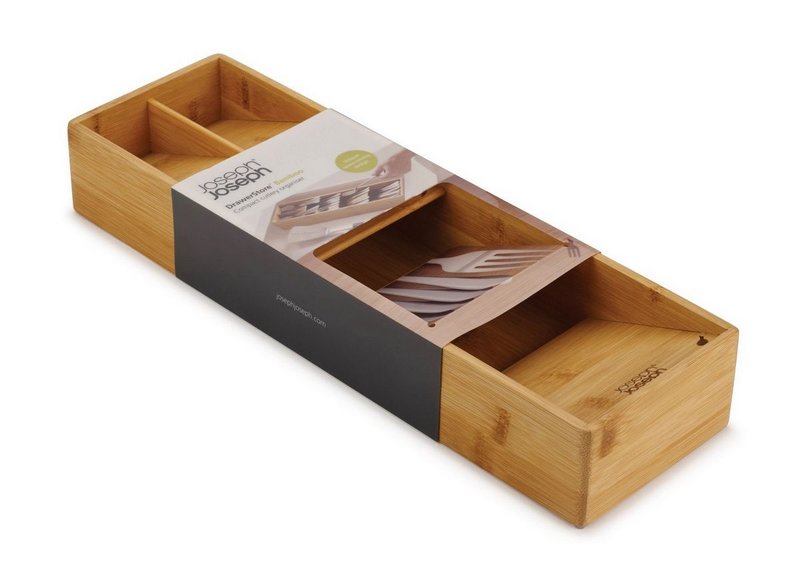 JosephJoseph Besteckkasten DrawerStore Kompakt Bambus 