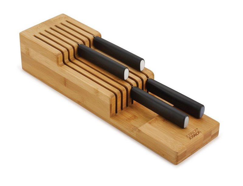 JosephJoseph Messerliege DrawerStore Bamboo mit zwei Ebenen Bambus 