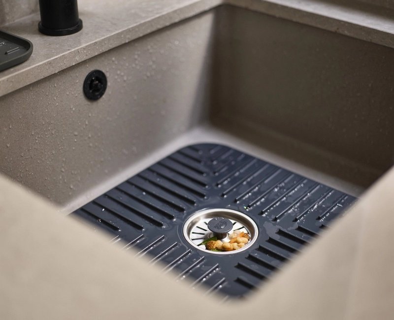 Joseph Joseph SinkShield Abtropfmatte mit Abfluss S 