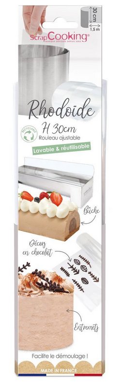 Scrap Cooking Rhodoid Band extra hoch H30cm x L150cm 