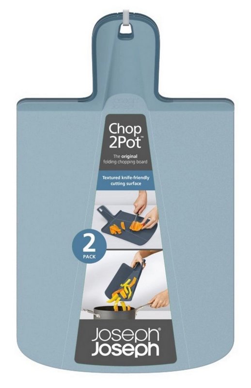 JosephJoseph Schneidbretter Chop2Pot Plus Sky 