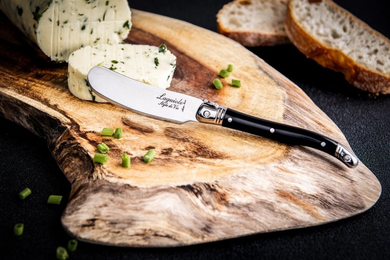 Laguiole Style de Vie Laguiole Premium Line Buttermesser schwarz 