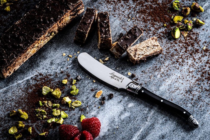 Laguiole Style de Vie Laguiole Premium Line Buttermesser schwarz 