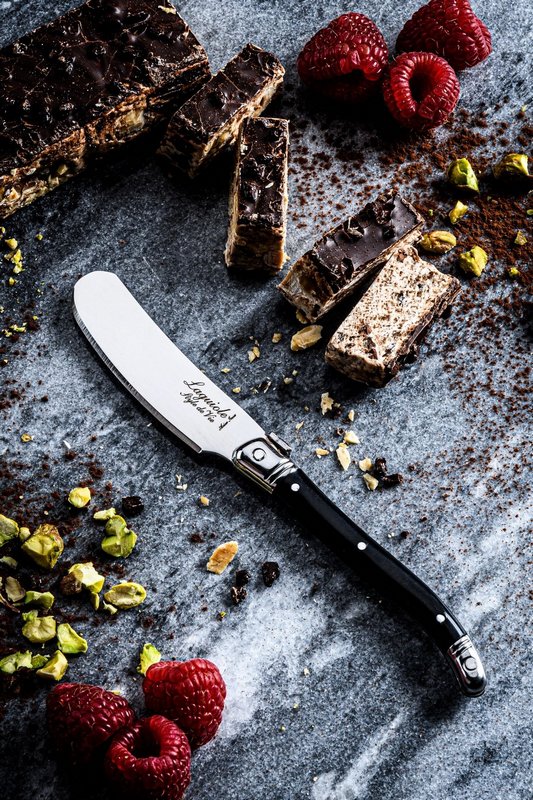 Laguiole Style de Vie Laguiole Premium Line Buttermesser schwarz 